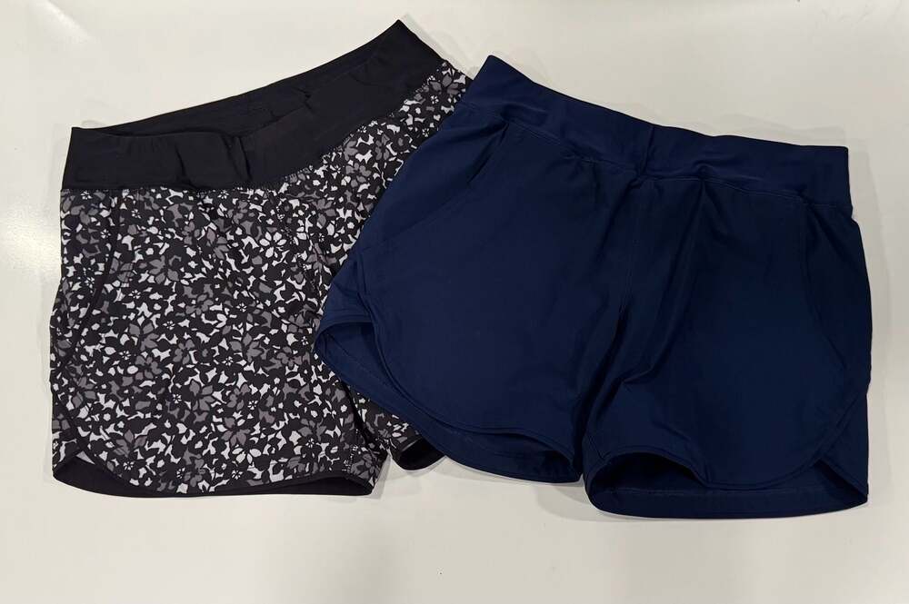 Lands' End Women's Athletic Running Shorts Size 6P Lot of 2